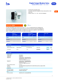 Thumbnail of document Data Sheet - 9478 Digital output module valve for Zone 1
